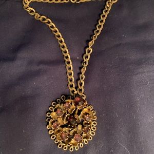 Vintage Necklace with Pendant.
